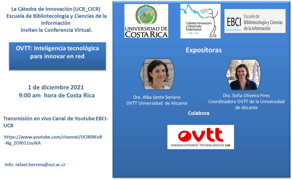 Conferencia del OVTT: Inteligencia tecnológica para innovar en red
