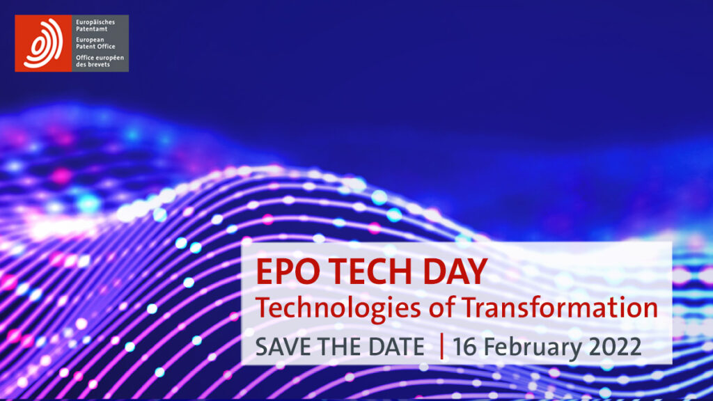 EPO TECH DAY 2022: Tecnologías en transformación